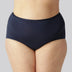 Maxi slip van bamboe in marineblauw