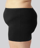 Bamboe hotpants in zwart