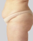 Bamboe string in beige