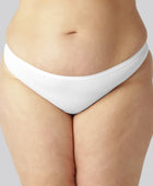 Bamboe string in wit