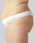 Bamboe string in wit