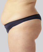 Bamboe teenslipper in marineblauw