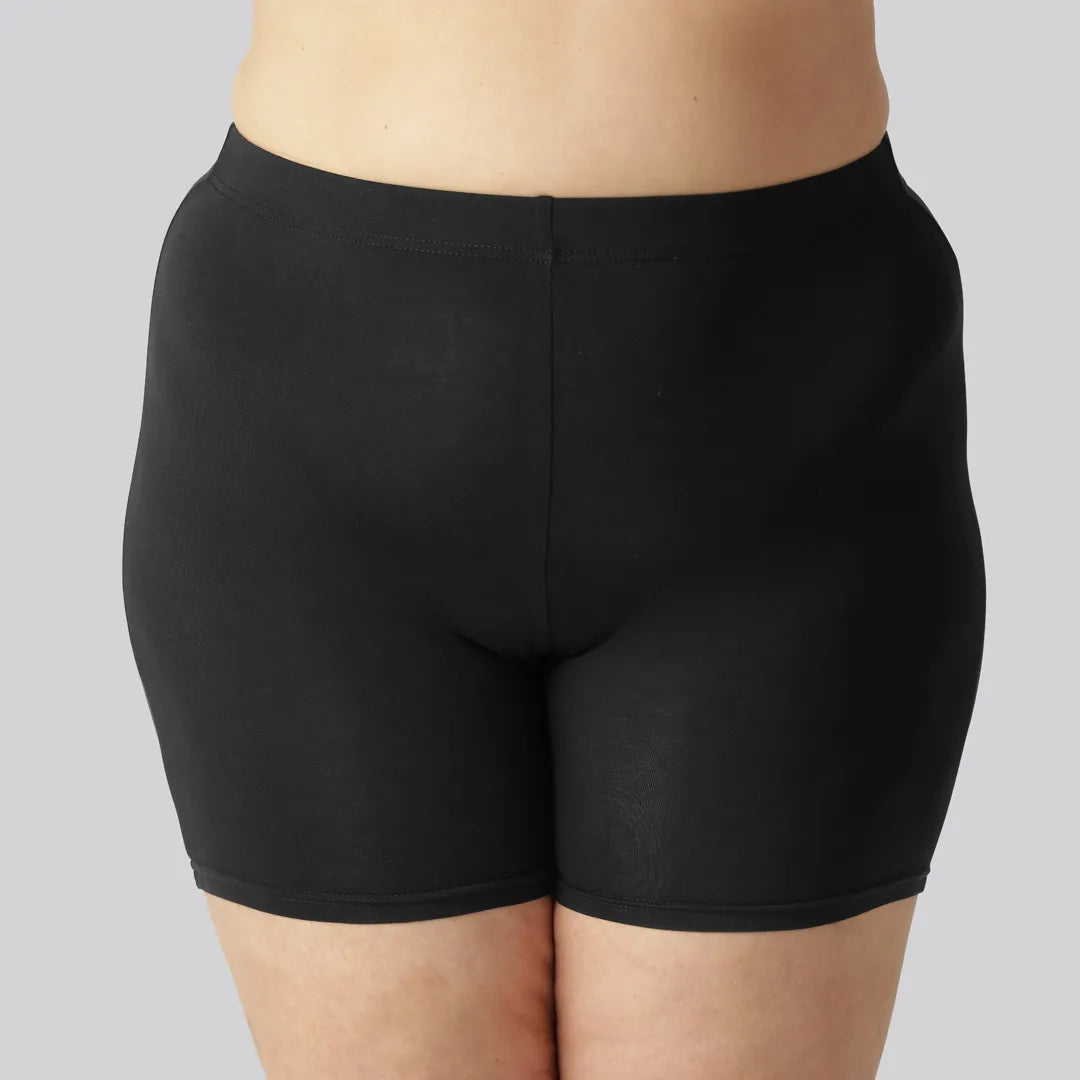 Zwarte bamboe shorts voor dames van Bambuni