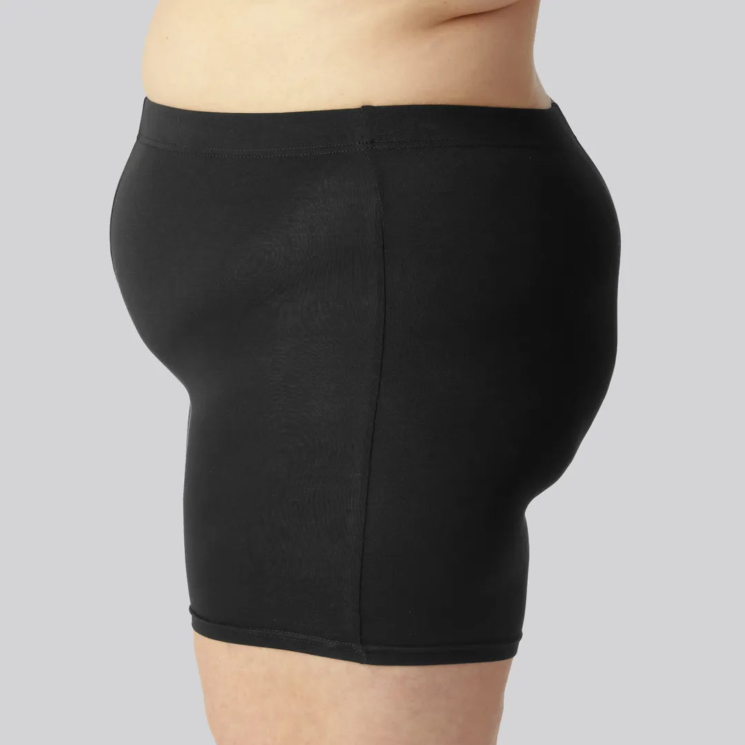 Zwarte bamboe shorts voor dames van Bambuni