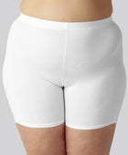 Witte bamboe shorts voor dames van Bambuni