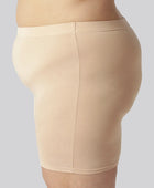 Beige bamboe shorts voor dames van Bambuni