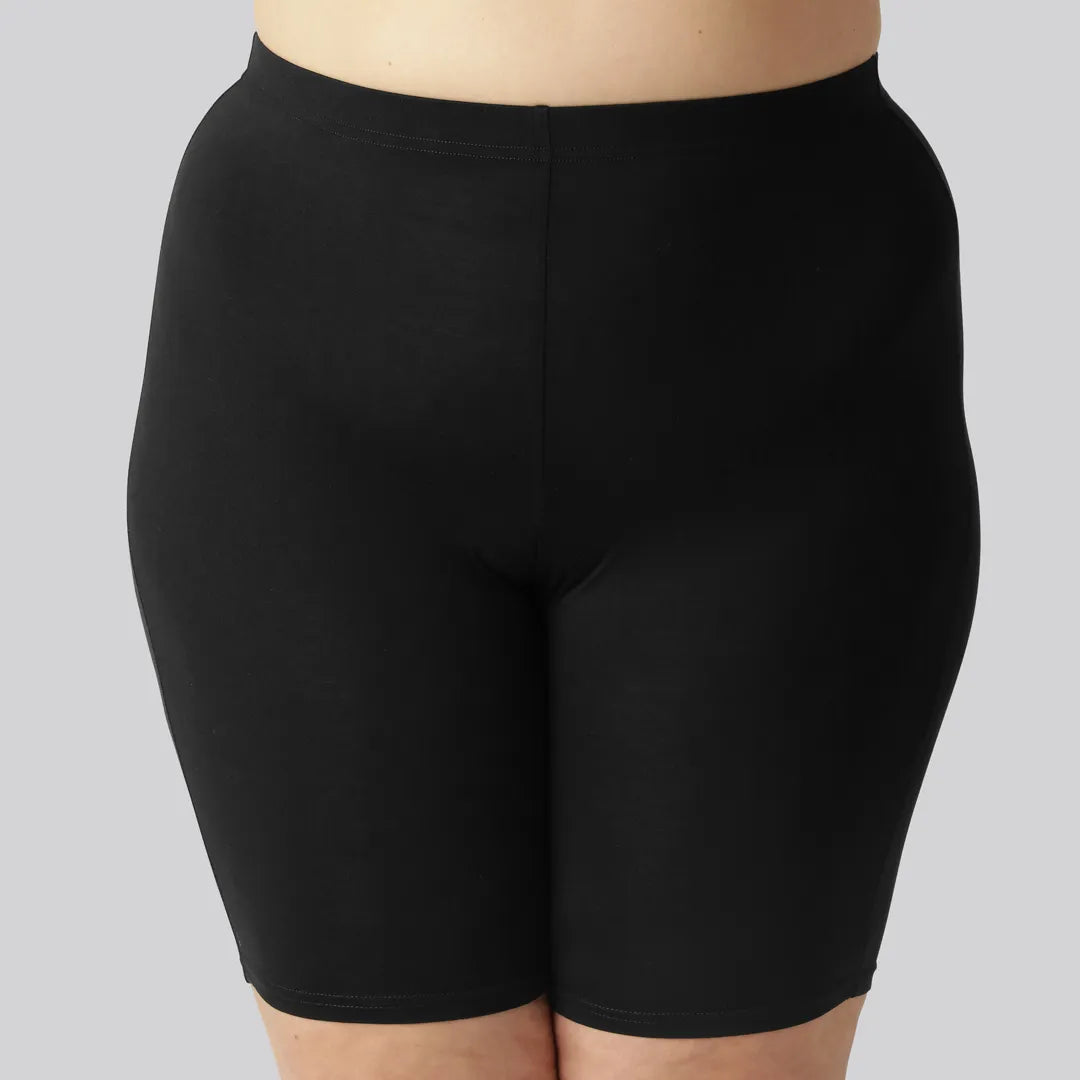 Zwarte bamboe shorts voor dames van Bambuni