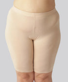 Beige bamboe shorts voor dames van Bambuni