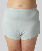 Bamboe nachtshorts in lichtblauw voor dames