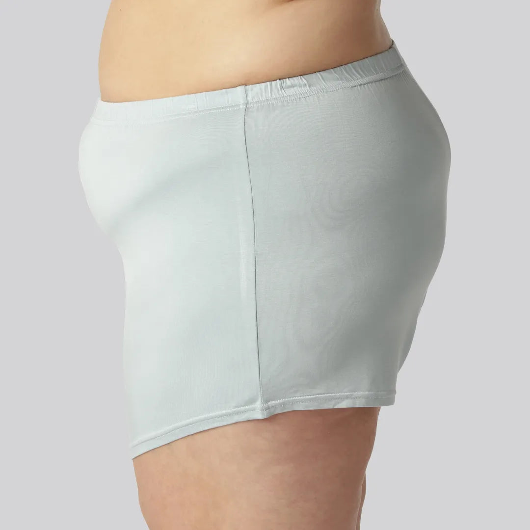 Bamboe nachtshorts in lichtblauw voor dames