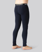 Lange bamboe onderbroek in marineblauw voor heren