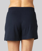 Damesshorts van bamboe voor dagelijks gebruik in marineblauw