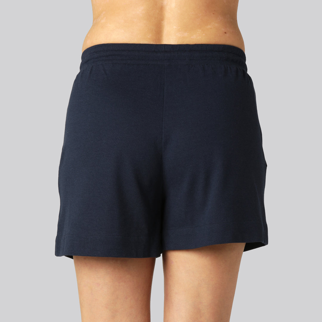 Damesshorts van bamboe voor dagelijks gebruik in marineblauw