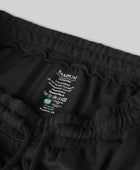 Zwarte, alledaagse shorts van bamboe voor dames