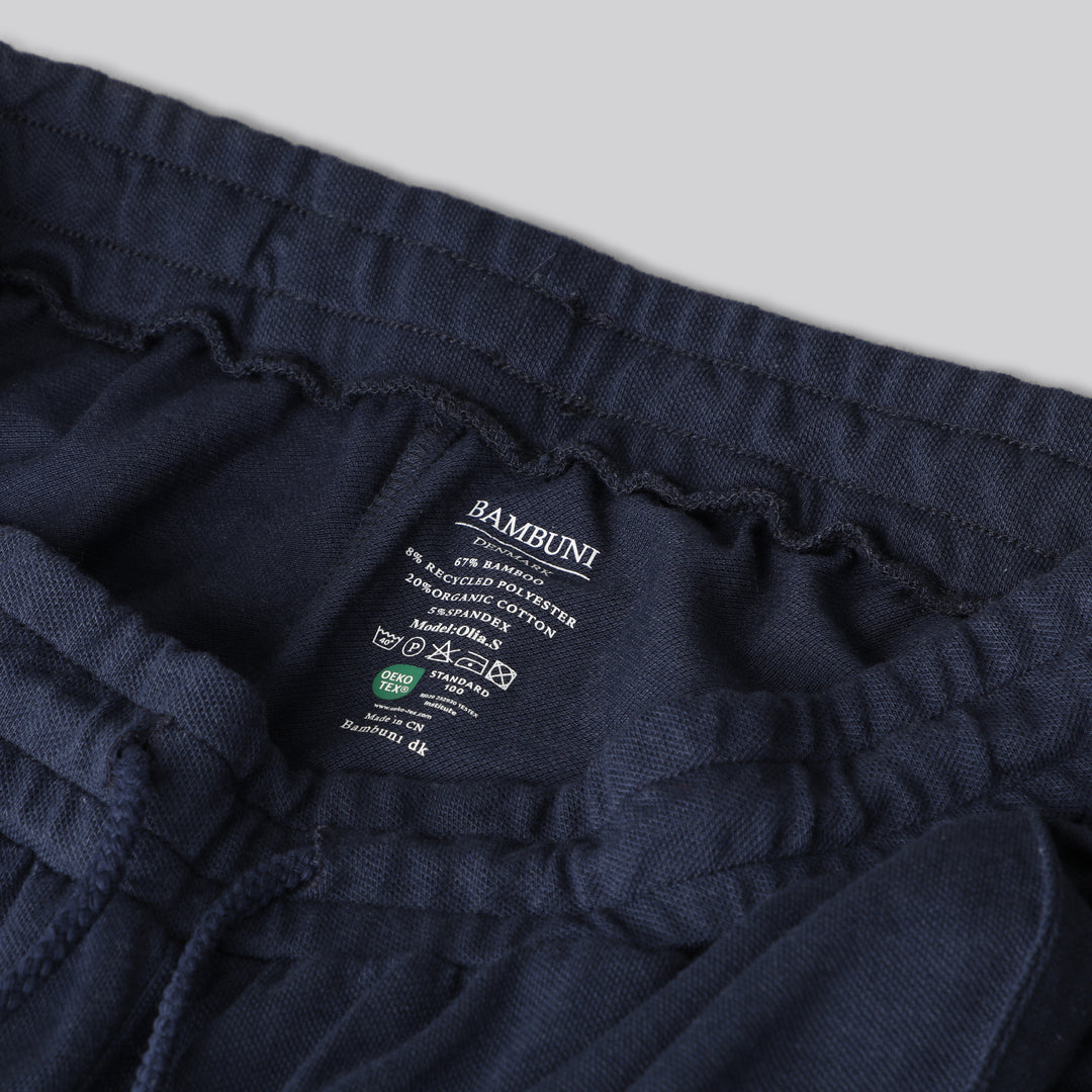 Damesshorts van bamboe voor dagelijks gebruik in marineblauw