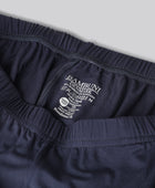 Bamboe nachtshorts in marineblauw voor dames