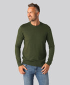 Bamboe gebreide truien in groen voor heren