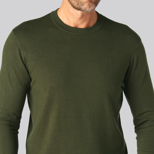 Bamboe gebreide truien in groen voor heren