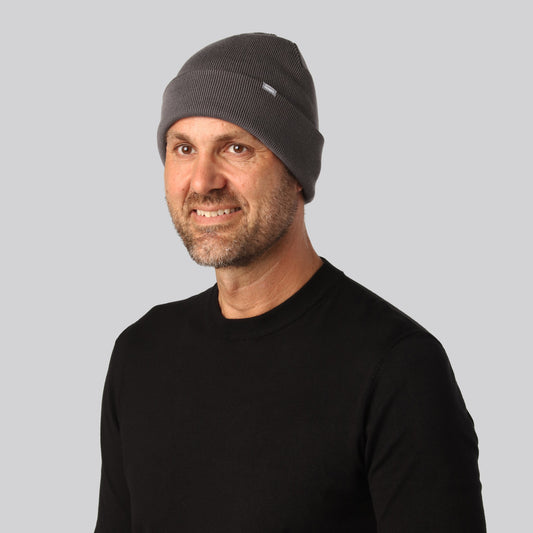 Bamboe hoed in antracietgrijs