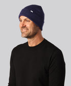 Bamboehoed in marineblauw