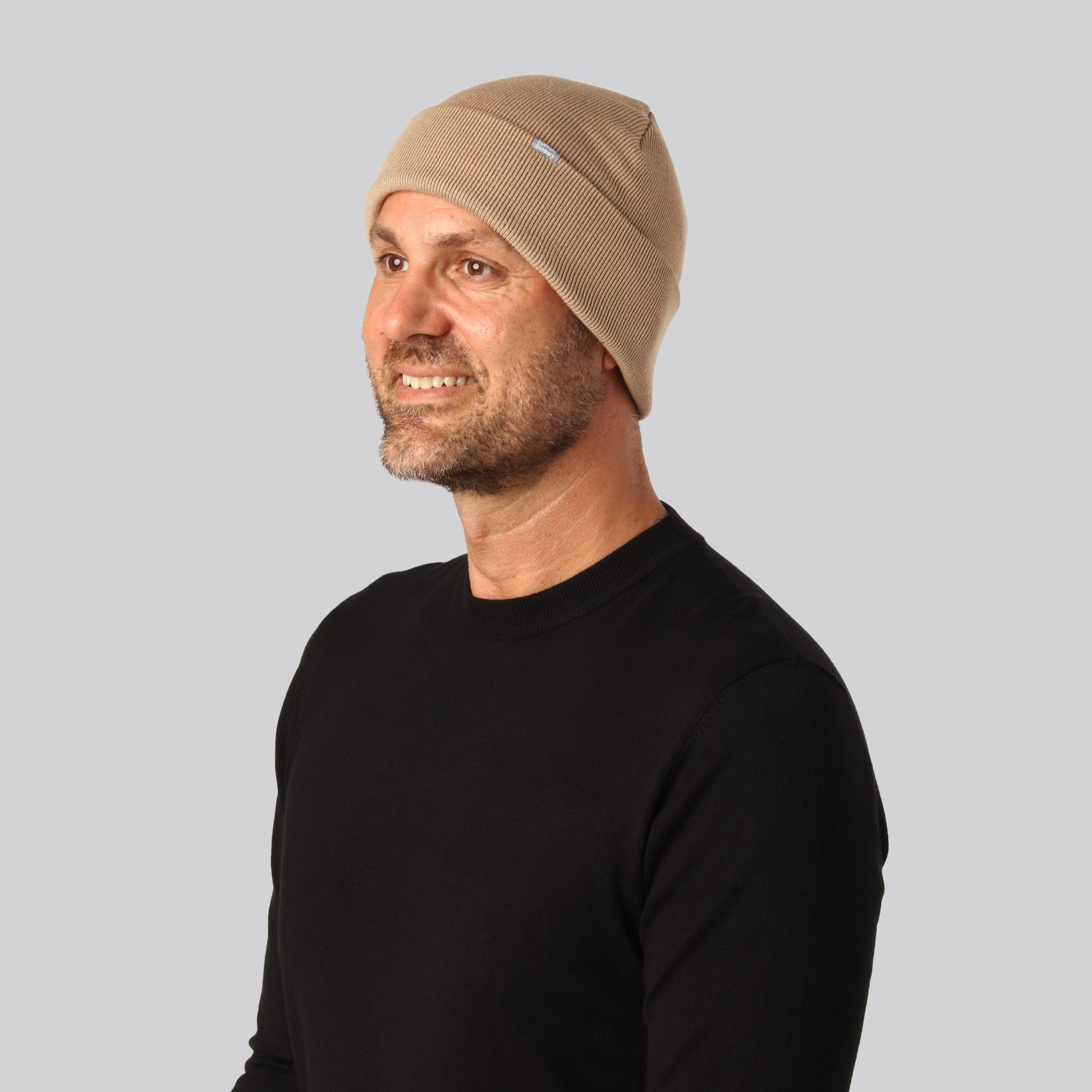 Bamboe hoed in beige