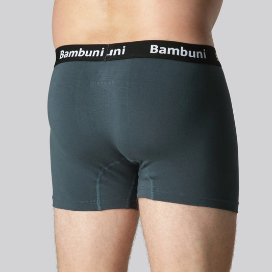 Herenonderbroek van bamboe met membraan in petrolkleur