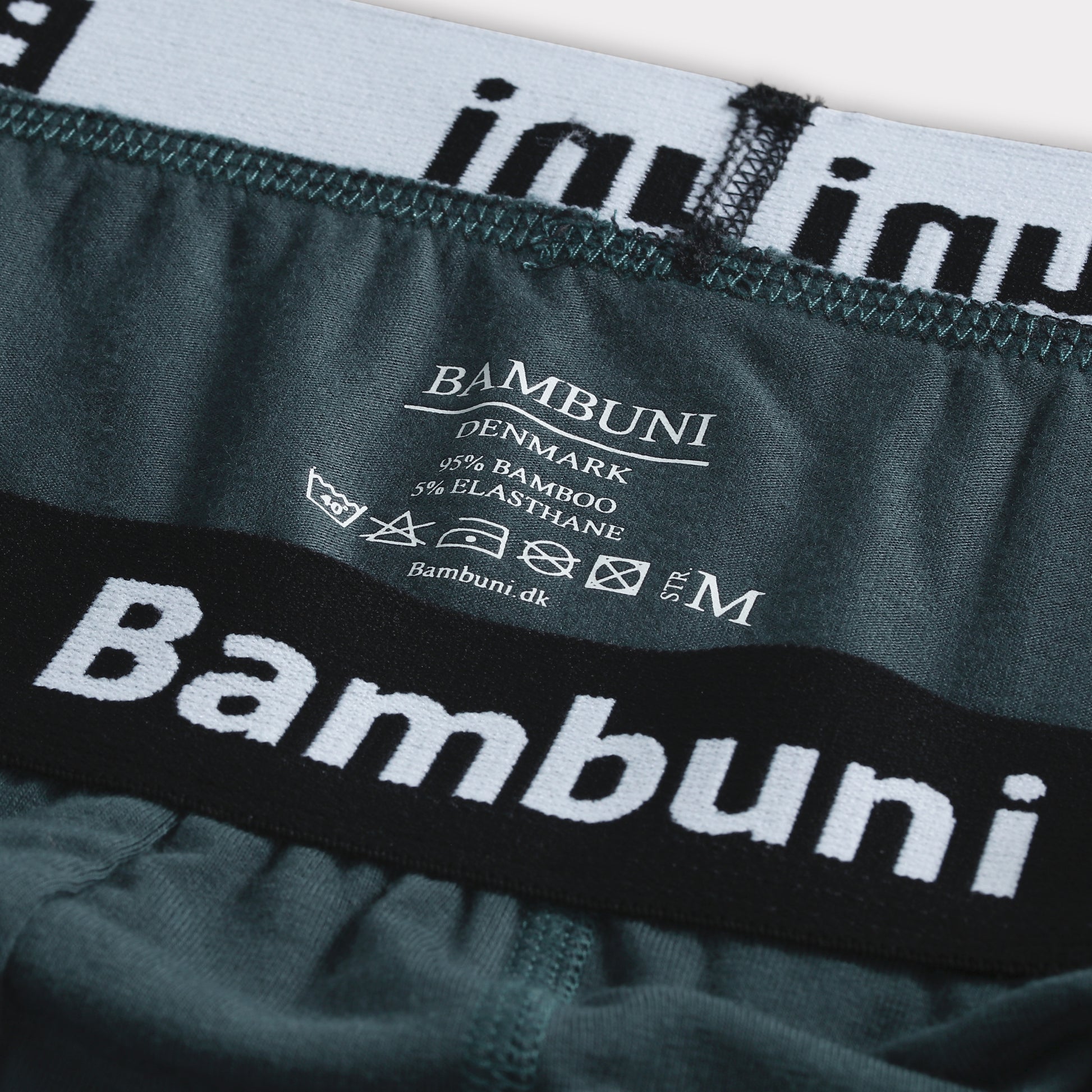 Herenonderbroek van bamboe met membraan in petrolkleur