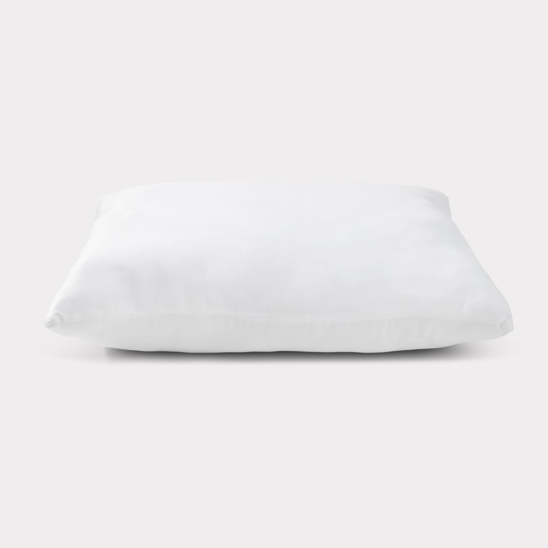 Bamboe kussen in wit van Bambuni