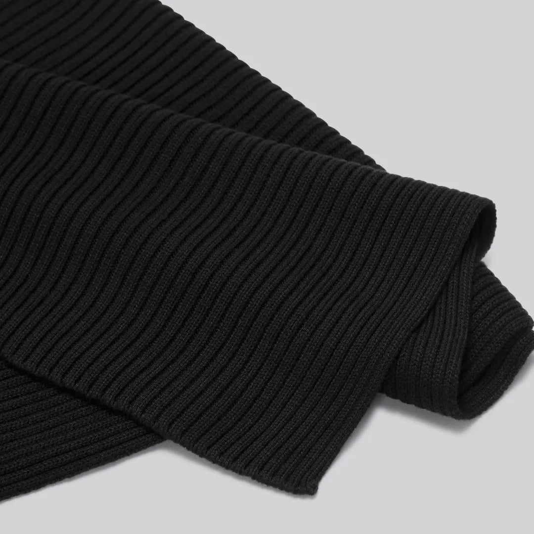 Bamboe sjaal in zwart