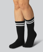 Bamboe tennissokken in zwart voor dames