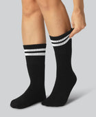 Bamboe tennissokken in zwart voor dames