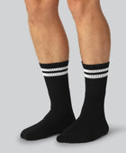 Bamboe tennissokken in zwart voor heren