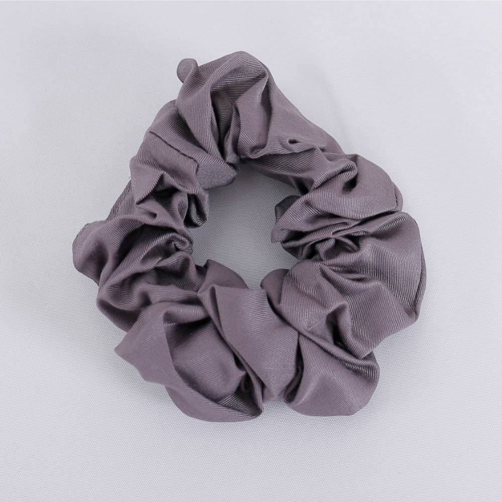 Bamboe haarelastiekje in antracietgrijs