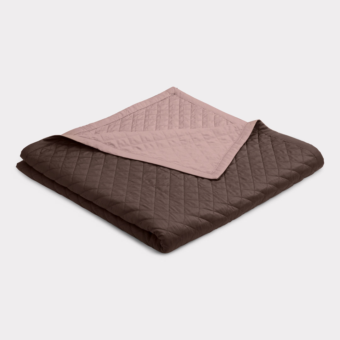 Bambuni bamboe sprei in kastanjebruin/oudroze