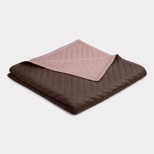 Bambuni bamboe sprei in kastanjebruin/oudroze