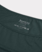 Bambuni top met smal bandje in groen