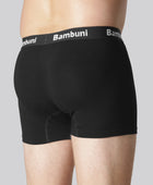 Bamboe onderbroek met membraan in zwart voor heren