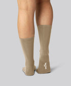 Bamboe sokken zonder elastiek in beige voor dames