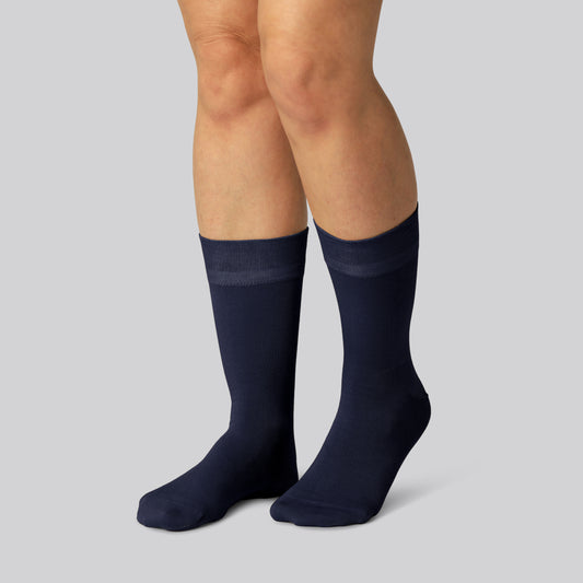 Bamboe sokken in marineblauw voor dames