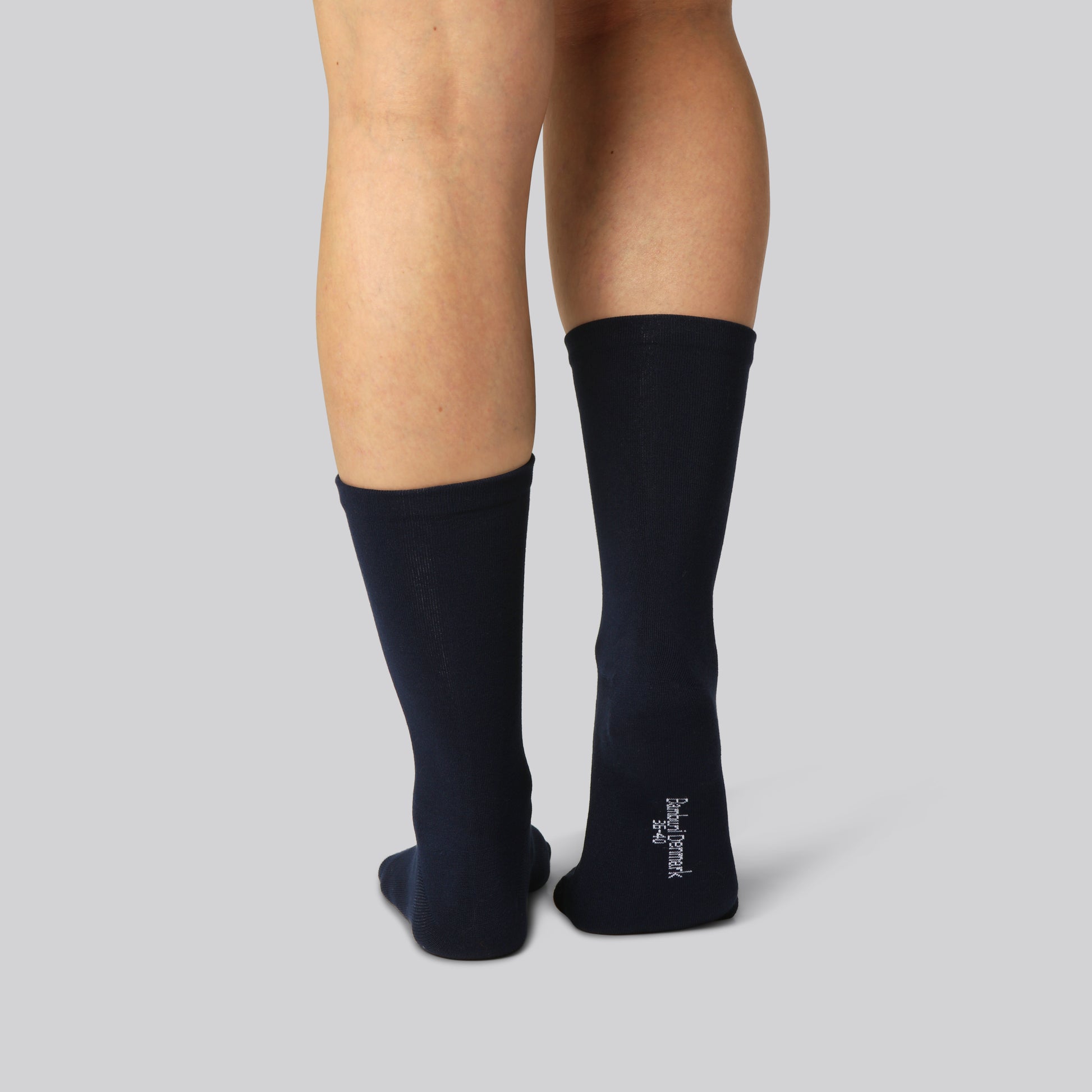 Bamboe sokken zonder elastiek in marineblauw voor dames