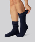 Bamboe sokken in marineblauw voor dames