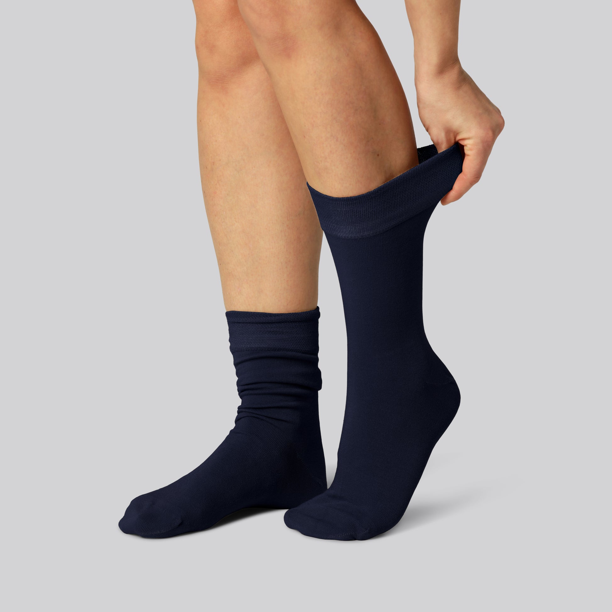 Bamboe sokken in marineblauw voor dames