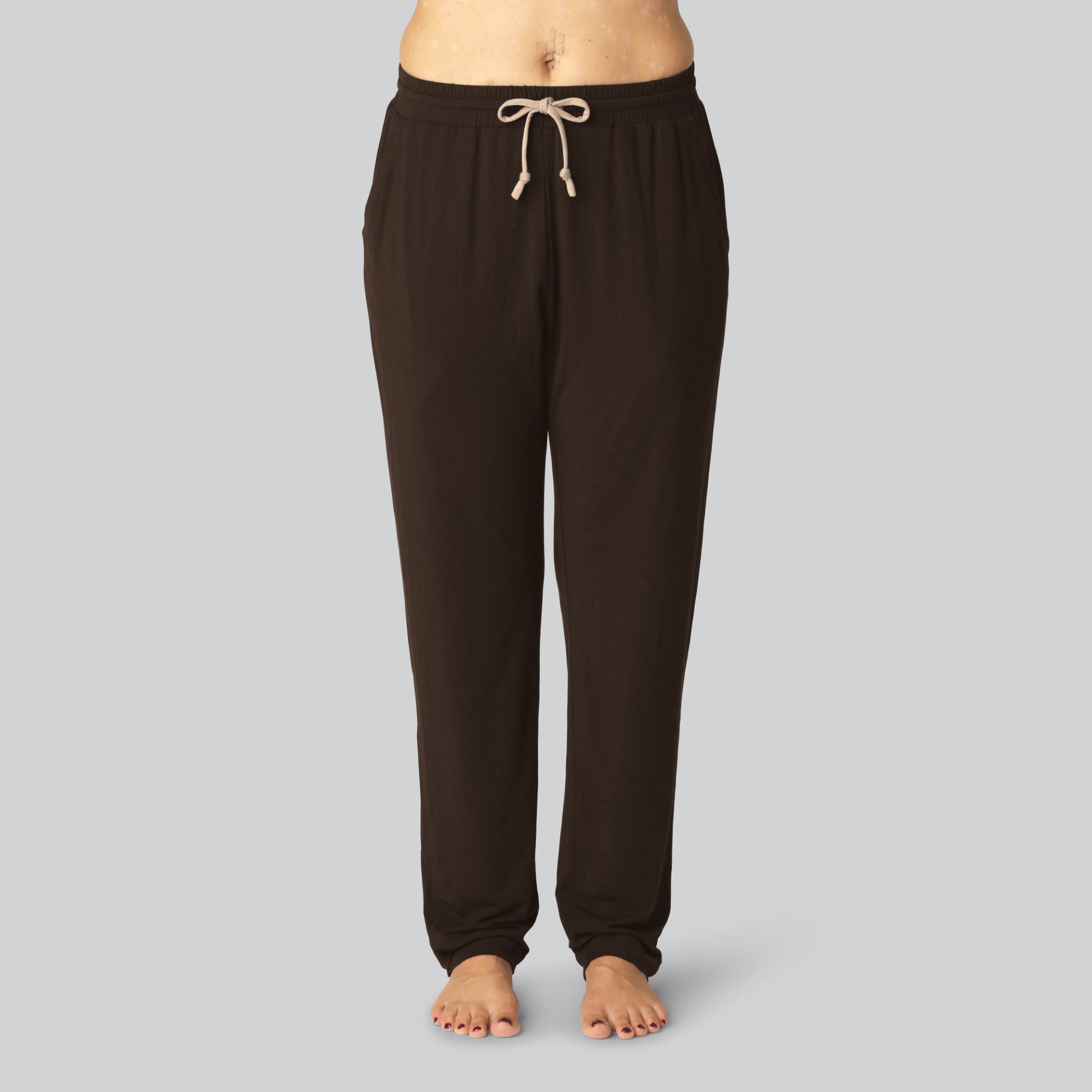 Bamboe joggingbroek bruin