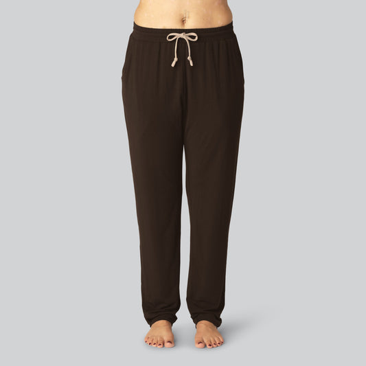 Bamboe joggingbroek bruin