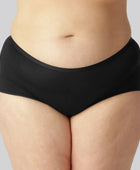 Hipster slipje van bamboe in zwart