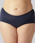 Hipster slip van bamboe in marineblauw