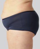 Hipster slip van bamboe in marineblauw