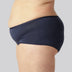 Hipster slip van bamboe in marineblauw