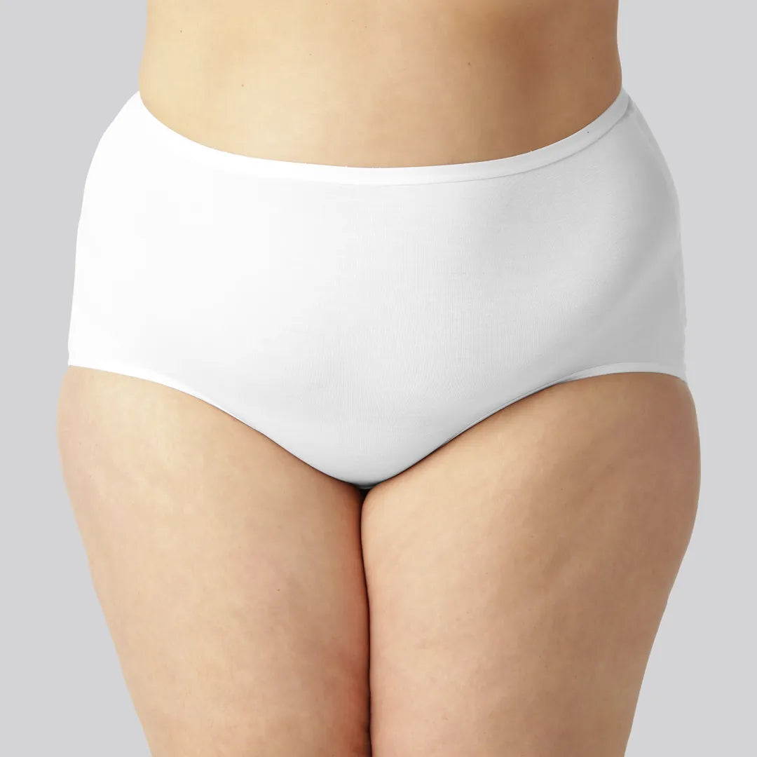 Bamboe maxi slip in wit