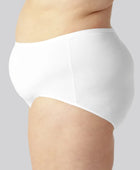 Bamboe maxi slip in wit